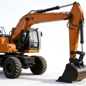 wheeled excavator