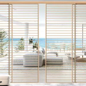 grille sliding door